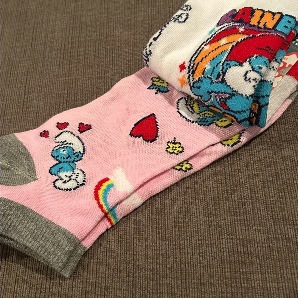 Smurfs Socks 2pack OS NWT